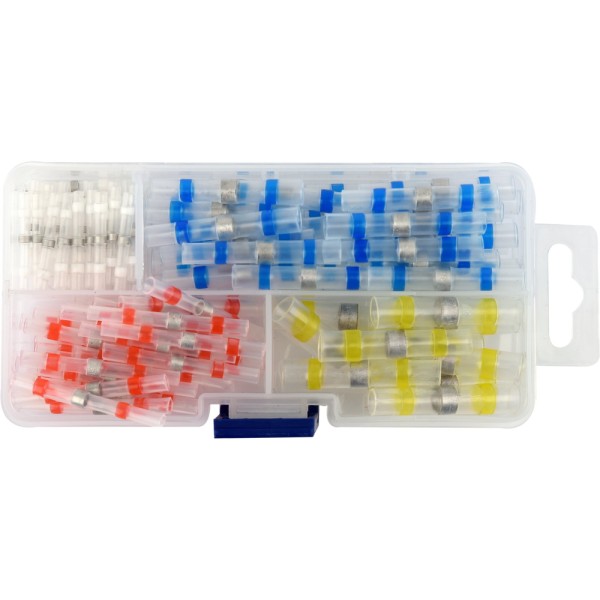 ZESTAW KOSZULEK TERMOKURCZLIWYCH Z CYNĄ 0,25-6,0MM2 WODOODPORNE 100 SZT. YT-81450