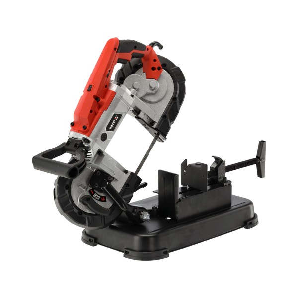 PRZECINARKA TAŚMOWA Z PODSTAWĄ (ZDEJMOWANĄ) 1100W ZASIĘG CIĘCIA 127MM X 127MM YT-82185