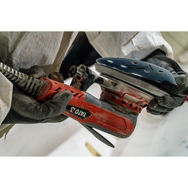 SZLIFIERKA MIMOŚRODOWA 150MM 350W Z REGULACJĄ PRĘDKOŚCI 4000-10000 OBR/MIN YT-82206