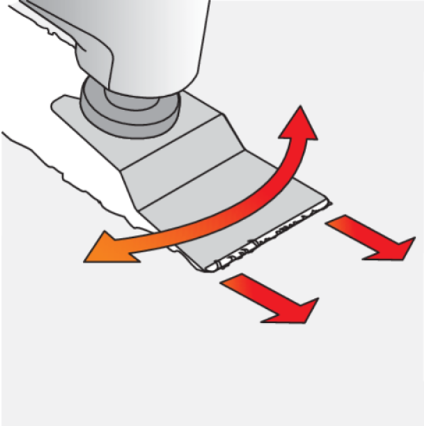 WIELOFUNKCYJNE NARZĘDZIE OSCYLACYJNE 400W DO CIĘCIA I SZLIFOWANIA YT-82221