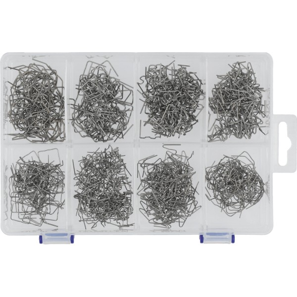 ZSZYWKI DO ZGRZEWARKI DO PLASTIKU 800 SZT 0,6-0,8MM YT-824490