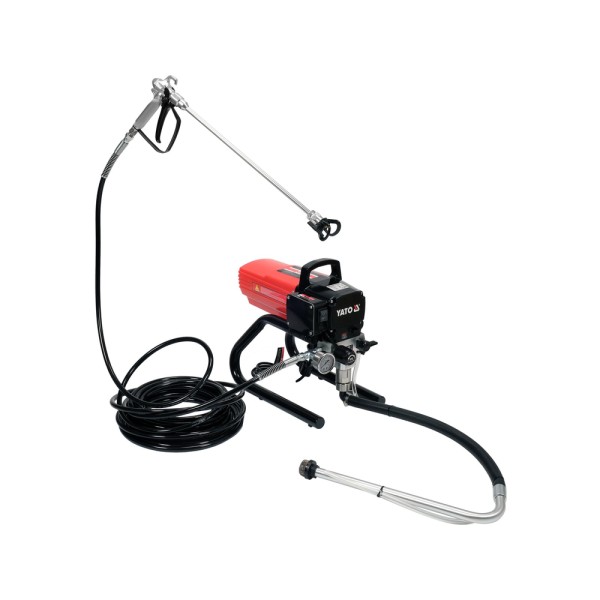 AGREGAT MALARSKI HYDRODYNAMICZNY 480W PRZEPŁYW 2,1L/MIN W ZESTAWIE Z PRZEDŁUŻKĄ 300MM YT-82562