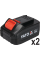 KLUCZ UDAROWY BEZSZCZOTKOWY 18V, 1/2'', 350NM - DWA AKUMULATORY 4 AH YT-8277925