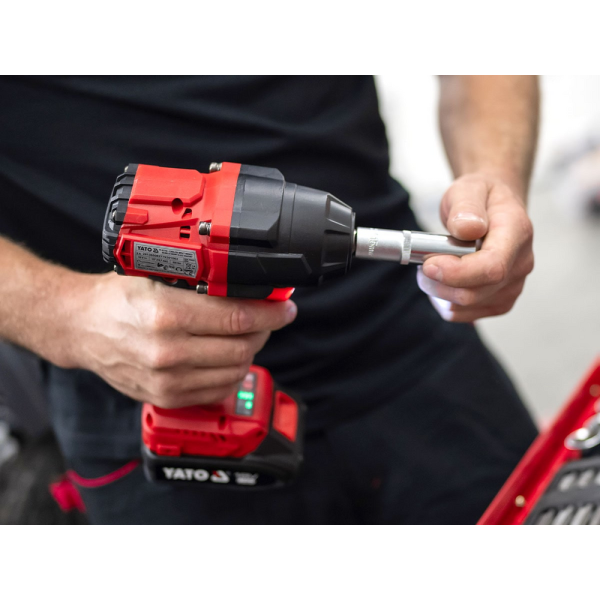 KLUCZ UDAROWY BEZSZCZOTKOWY 18V, 1/2'', 850NM - BEZ AKUMULATORA YT-827793