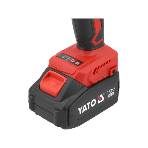 KLUCZ UDAROWY BEZSZCZOTKOWY 18V, 1/2'', 800NM - DWA AKUMULATORY 4 AH YT-8277935