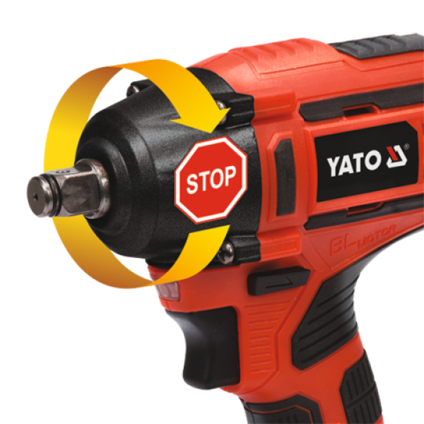 ZAKRĘTARKA UDAROWA 18V, 1/2'', 250 NM - AKUMULATOR 3 AH YT-82802