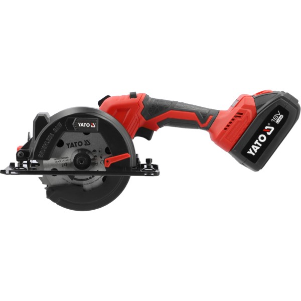 PILARKA TARCZOWA 18V 140 MM, 6150 MIN⁻¹ - DWA AKUMULATORY 4 AH YT-8281185