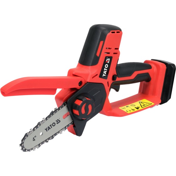 MINIPILARKA ŁAŃCUCHOWA 18V, PROWADNICA 4'' - BEZ AKUMULATORA YT-828136