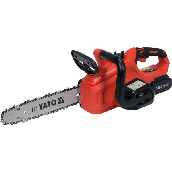 PILARKA ŁAŃCUCHOWA 18V, PROWADNICA 12'', 6,5 M/S - AKUMULATOR 4 AH YT-828137