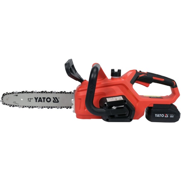 PILARKA ŁAŃCUCHOWA 18V, PROWADNICA 12'', 6,5 M/S - AKUMULATOR 4 AH YT-828137