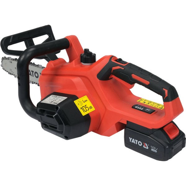 PILARKA ŁAŃCUCHOWA 18V, PROWADNICA 12'', 6,5 M/S - AKUMULATOR 4 AH YT-828137