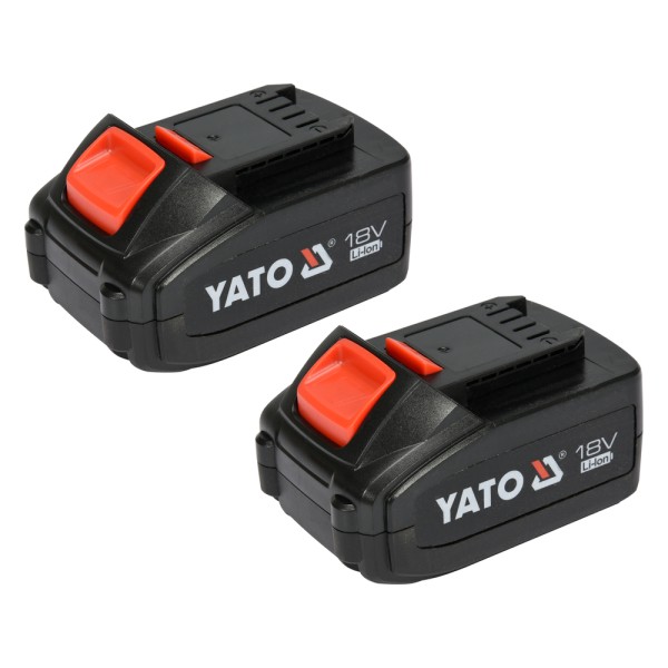 SZLIFIERKA KĄTOWA 18V, 125 MM, 10000 MIN⁻¹ - DWA AKUMULATORY 3 AH YT-82828