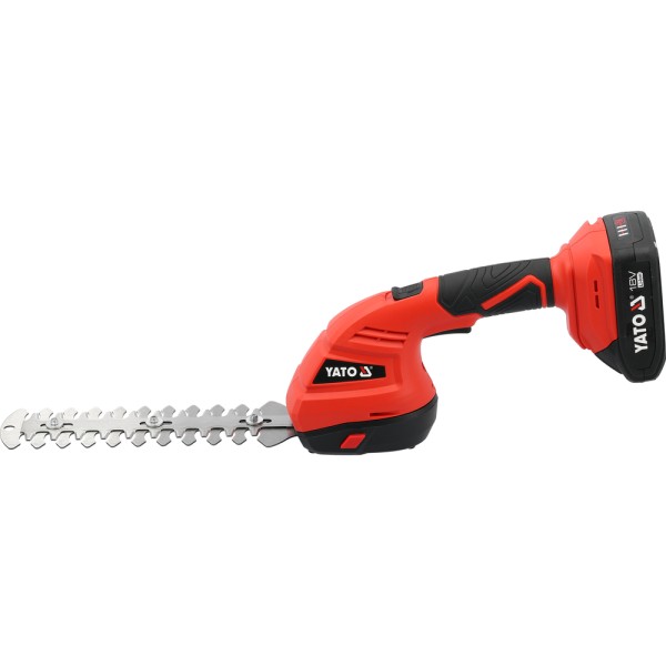 NOŻYCE DO TRAWY I ŻYWOPŁOTU 18V Z BATERIĄ 2AH I ŁADOWARKĄ, BRUSHLESS YT-828335