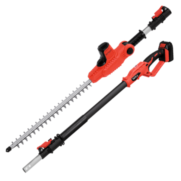 NOŻYCE DO ŻYWOPŁOTU 18V, 42 CM, TELESKOPOWE - AKUMULATOR 2 AH YT-82834
