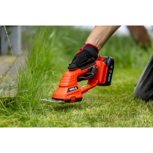 NOŻYCE DO TRAWY I ŻYWOPŁOTU 18V - AKUMULATOR 2 AH YT-828355