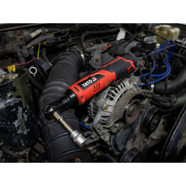 GRZECHOTKA UDAROWA 12V, 3/8'', 45NM - AKUMULATOR 2 AH YT-82902