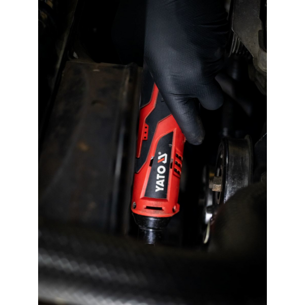 GRZECHOTKA UDAROWA 12V, 3/8'', 45NM - AKUMULATOR 2 AH YT-82902