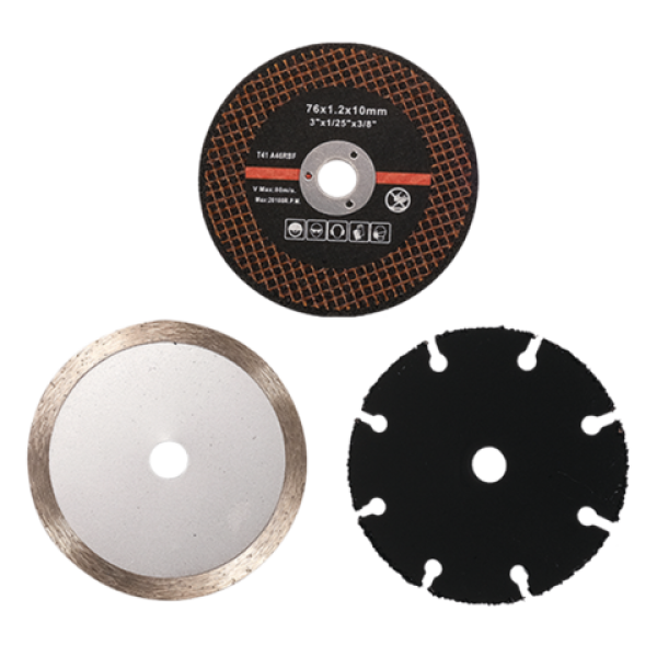 PRZECINARKA TARCZOWA 12V, 76 MM, 19500 MIN⁻¹ - BEZ AKUMULATORA YT-82905