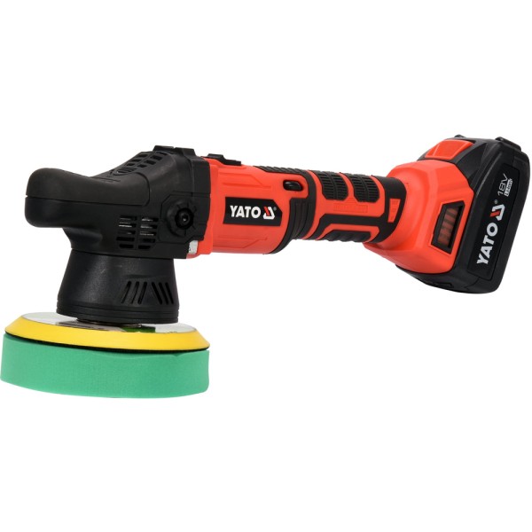 POLERKA MIMOŚRODOWA 18V Z SILNIKIEM BEZSZCZOTKOWYM - AKUMULATOR 3 AH YT-82920