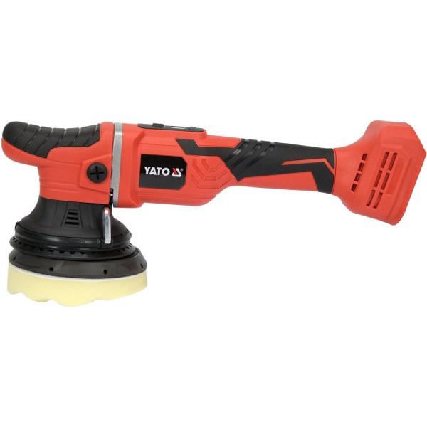 POLERKA ORBITALNA 18V, 125 MM, MIĘKKI START - BEZ AKUMULATORA YT-82925