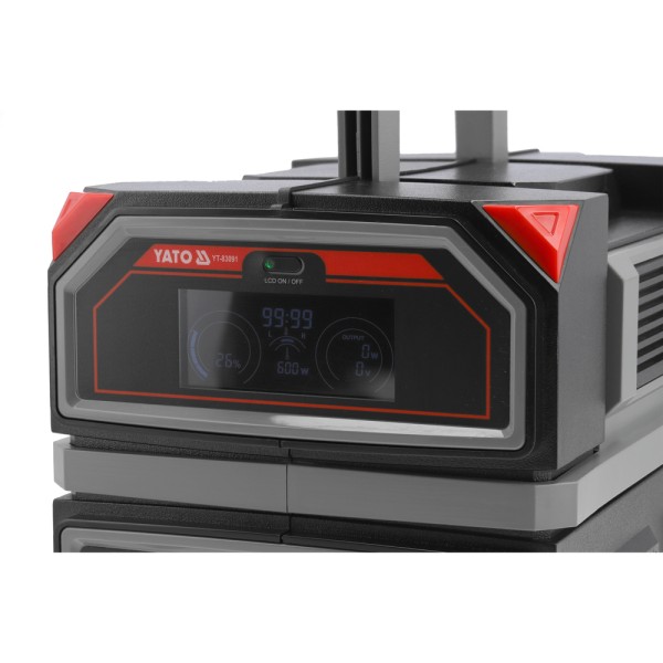 PRZENOŚNA STACJA ZASILANIA 600W, 504WH, 230V, USB-C PD YT-83091