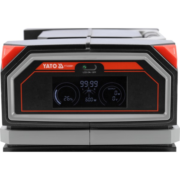 PRZENOŚNA STACJA ZASILANIA 600W, 504WH, 230V, USB-C PD YT-83091