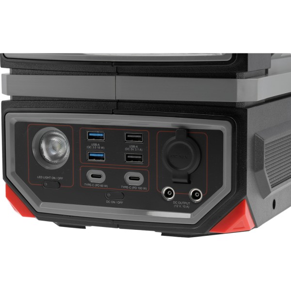 PRZENOŚNA STACJA ZASILANIA 600W, 504WH, 230V, USB-C PD YT-83091