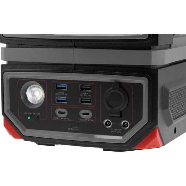 PRZENOŚNA STACJA ZASILANIA 600W, 504WH, 230V, USB-C PD YT-83091