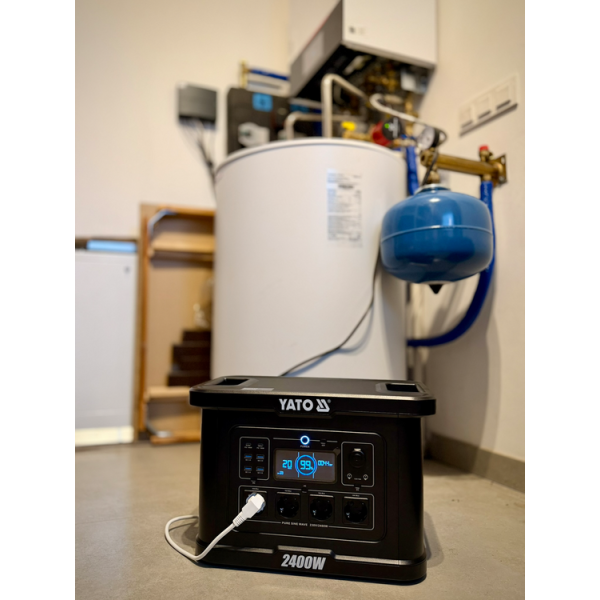 PRZENOŚNA STACJA ZASILANIA 2400W, 2232WH LIFEPO4, EPS YT-83095