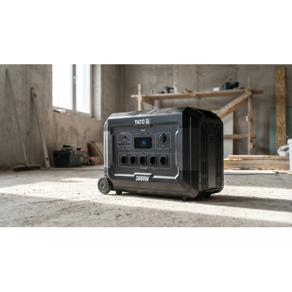 PRZENOŚNA STACJA ZASILANIA 3600W, 3072WH LIFEPO4, EPS YT-83096