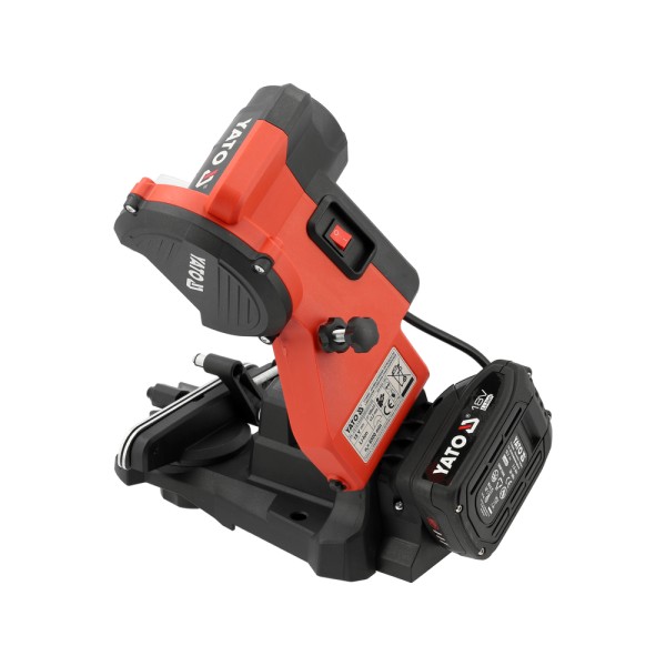 OSTRZAŁKA DO ŁAŃCUCHÓW 18V, TARCZA 108 MM - AKUMULATOR 2AH YT-84980