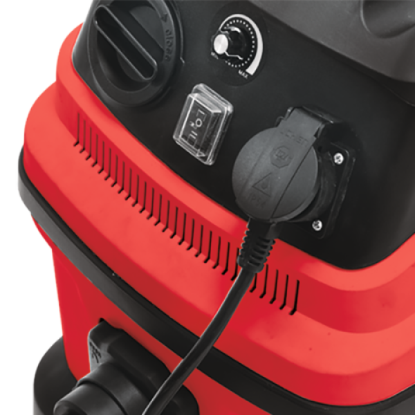 ODKURZACZ WARSZTATOWY 30L - 1600W  Z MANUALNYM OTRZĄSACZEM FILTRA YT-85715