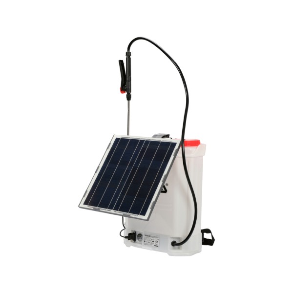 OPRYSKIWACZ AKUMULATOROWY 12V Z PANELEM SOLARNYM, 16L, 8AH YT-86220