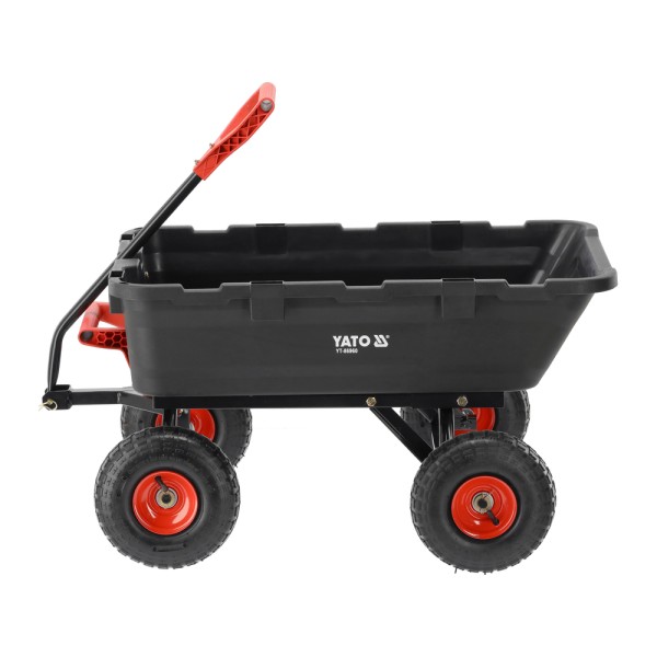 WÓZEK OGRODOWY Z WYWROTKĄ XL 350KG KOŁA 10