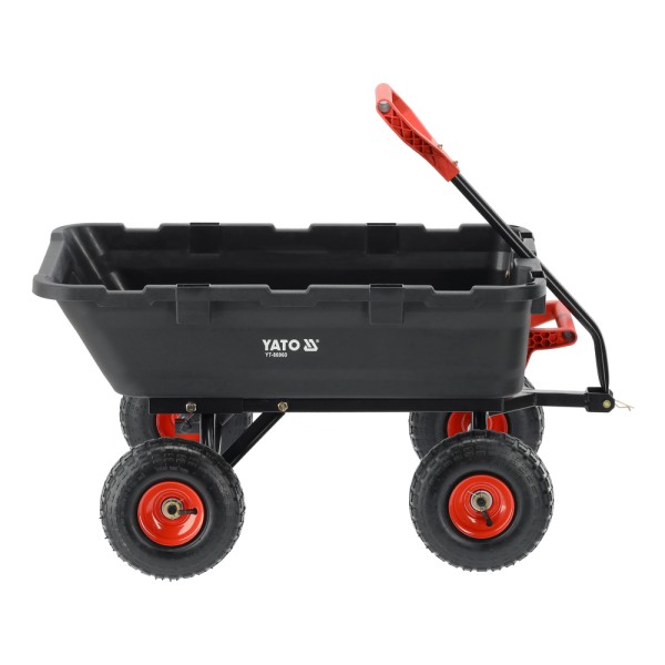 WÓZEK OGRODOWY Z WYWROTKĄ XL 350KG KOŁA 10