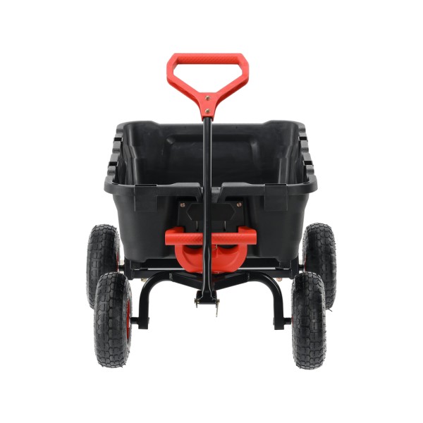 WÓZEK OGRODOWY Z WYWROTKĄ XL 350KG KOŁA 10