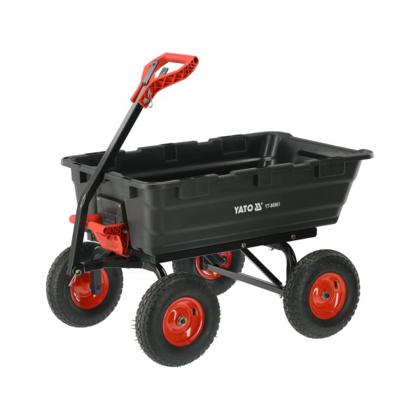 WÓZEK OGRODOWY Z WYWROTKĄ XXL 550KG KOŁA 13