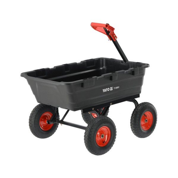 WÓZEK OGRODOWY Z WYWROTKĄ XXL 550KG KOŁA 13