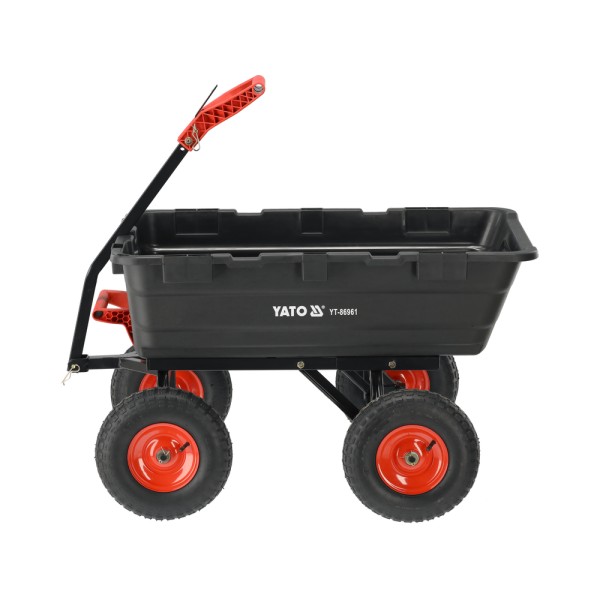 WÓZEK OGRODOWY Z WYWROTKĄ XXL 550KG KOŁA 13