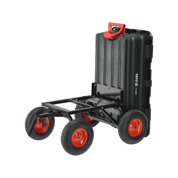 WÓZEK OGRODOWY Z WYWROTKĄ XXL 550KG KOŁA 13