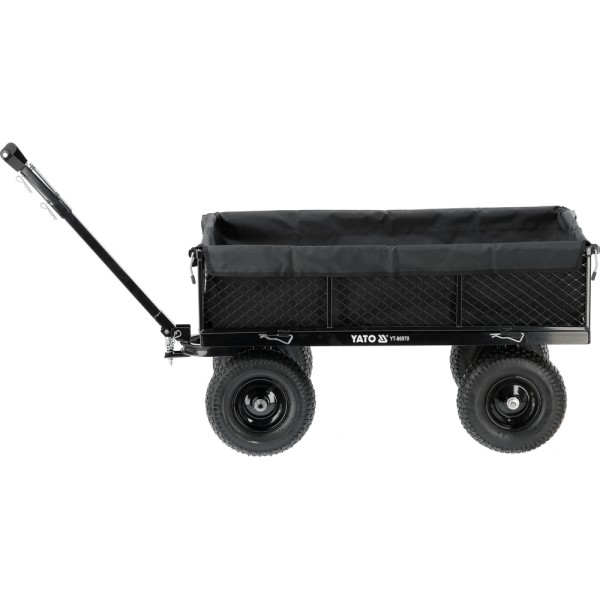 WÓZEK OGRODOWY XL 450KG Z POKROWCEM KOŁA 13