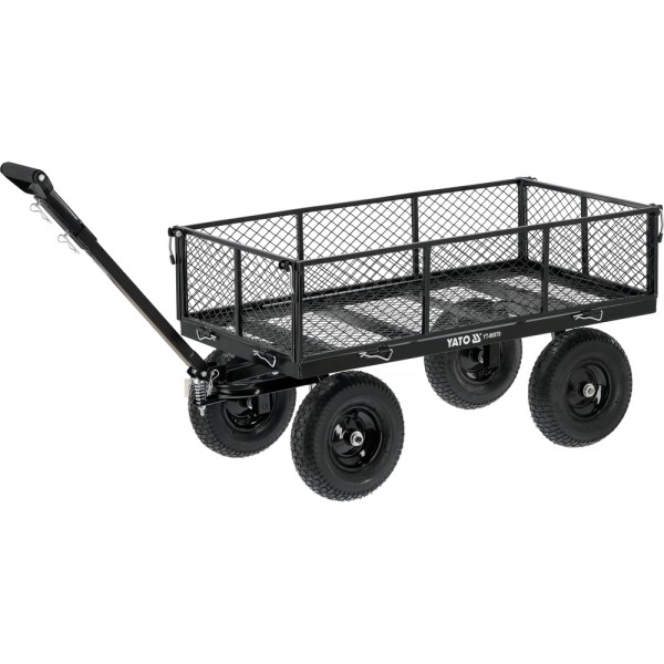 WÓZEK OGRODOWY XL 450KG Z POKROWCEM KOŁA 13