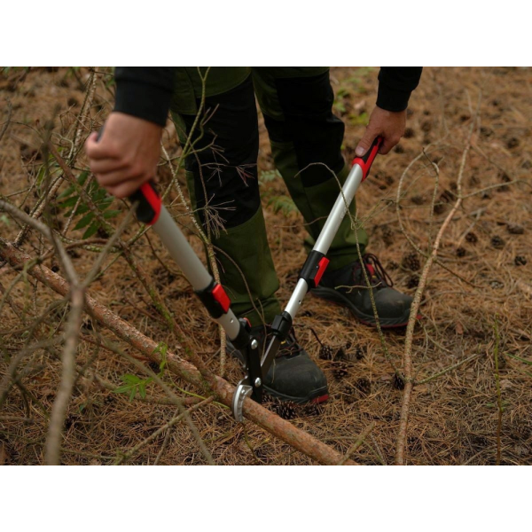 SEKATOR DO GAŁĘZI KOWADEŁKOWY Z PRZEKŁADNIĄ TELESKOPOWY ALUMINIOWY YT-88294