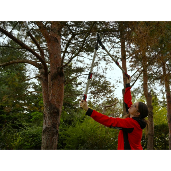 SEKATOR DO GAŁĘZI KOWADEŁKOWY Z PRZEKŁADNIĄ TELESKOPOWY ALUMINIOWY YT-88294