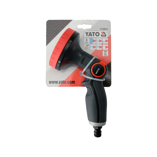 PISTOLET ZRASZAJĄCY 6 FUNKCYJNY YT-89514