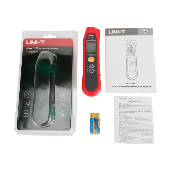 Miernik temperatury 2in1 Uni-t UT320T