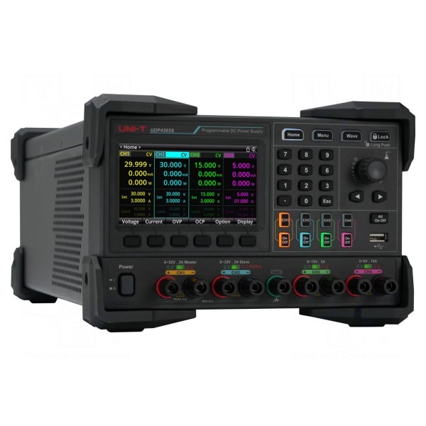 Zasilacz laboratoryjny: programowalny UNI-T UDP4303S