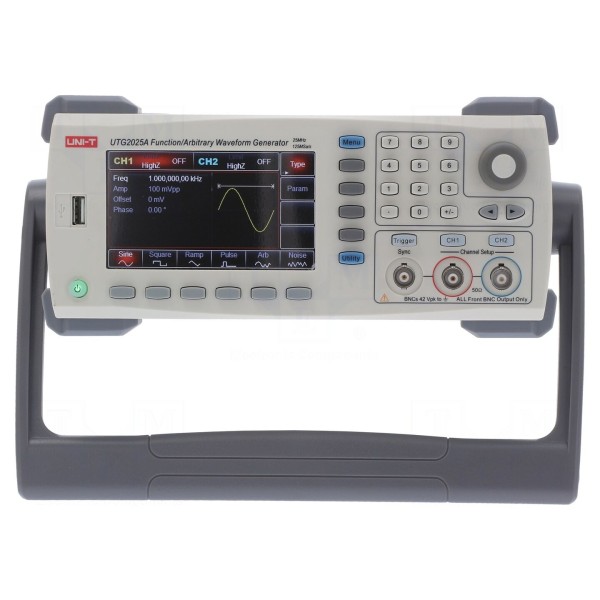 Generator laboratoryjny: funkcyjny, arbitralny UNI-T UTG2025A