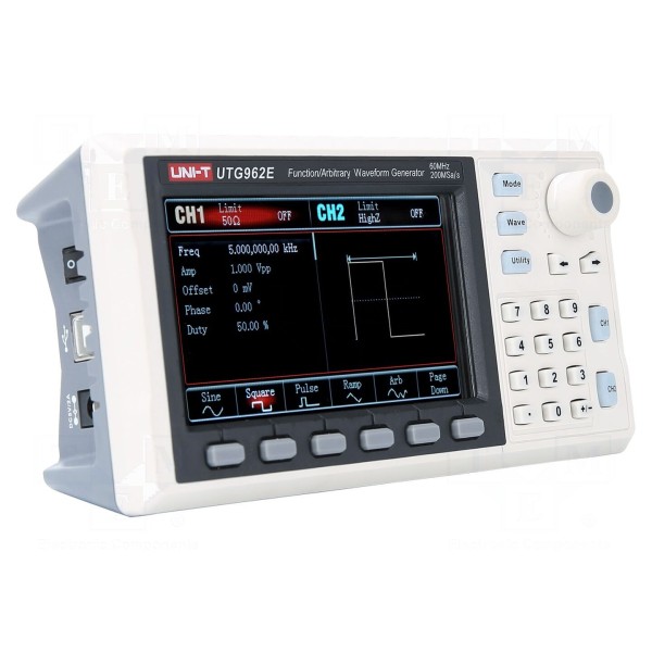 Generator laboratoryjny: funkcyjny, arbitralny UNI-T UTG962E