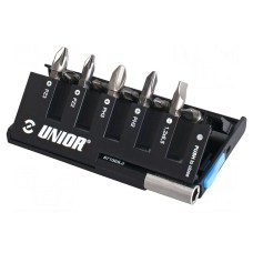 Zestaw narzędzi: końcówki wkrętakowe UNIOR 624050